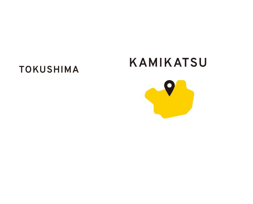 上勝町のマップ